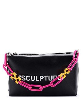OFF-WHITE Block Pouch Shoulder Bag Printed Leather (view 1)