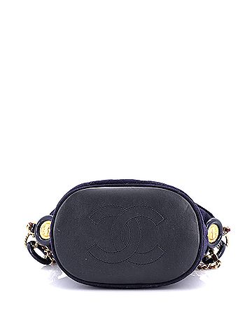 Chanel Paris-Hamburg Charms Bucket Bag Quilted Wool (view 2)