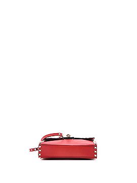 Valentino Garavani Rockstud Flip Lock Flap Bag Leather Medium (view 2)