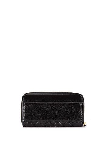 Chanel Paris-31 Rue Cambon Timeless CC Zip Around Wallet Quilted Shiny Aged Calfskin Long (view 2)
