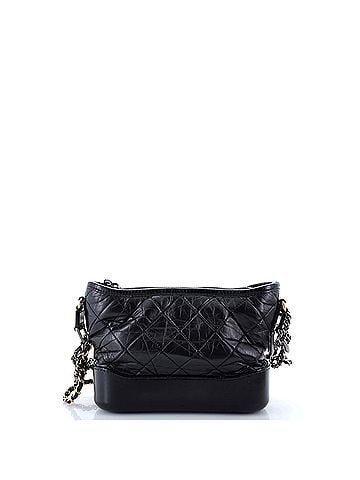 Chanel Gabrielle Hobo Embellished Quilted Aged Calfskin Small (view 2)