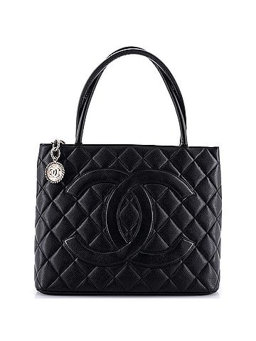 Chanel Medallion Tote Quilted Caviar (view 1)
