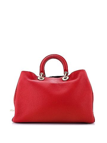 Christian Dior Diorissimo Tote Pebbled Leather Medium (view 2)
