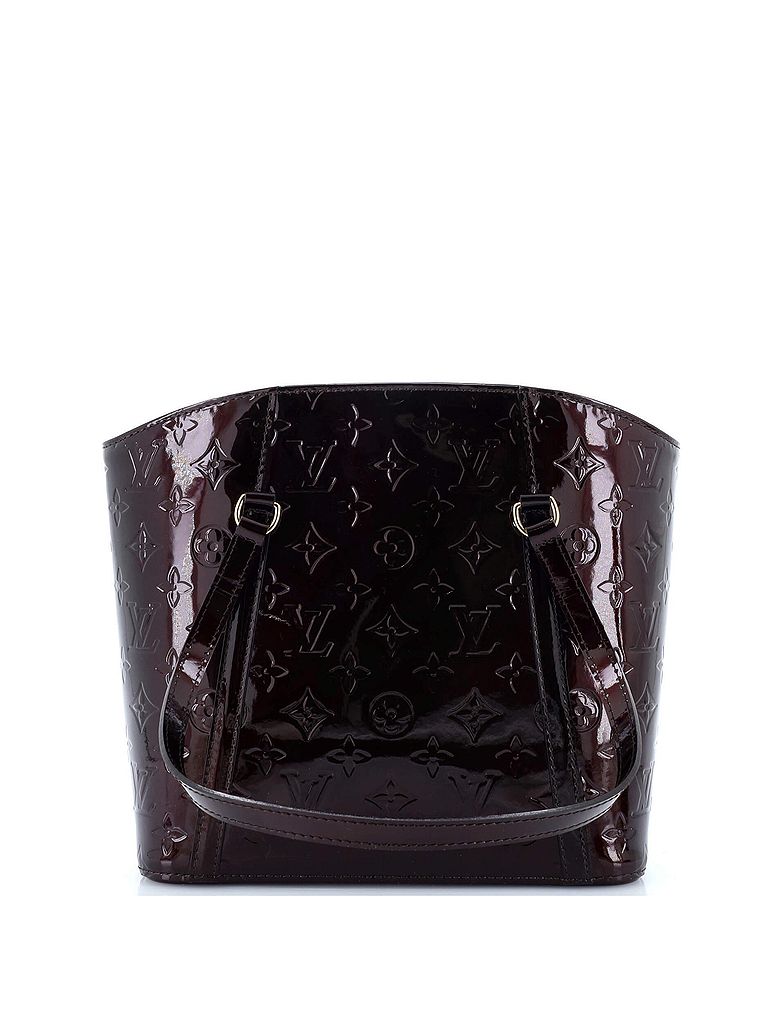 Louis Vuitton 100% Patent Leather Red Avalon Handbag Monogram Vernis MM One size - photo 1
