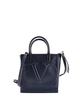 Valentino Garavani VLogo Walk Tote Leather Small (view 1)