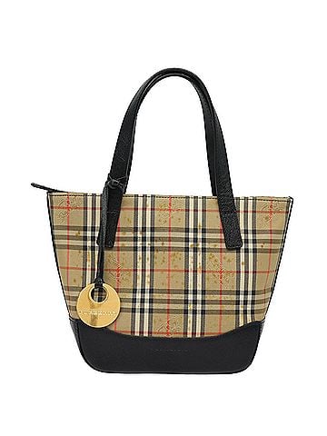 Burberry Nova Check Beige Canvas Tote Bag (view 1)