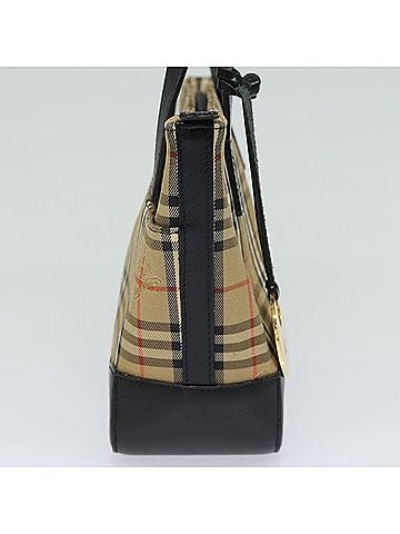 Burberry Nova Check Beige Canvas Tote Bag (view 2)