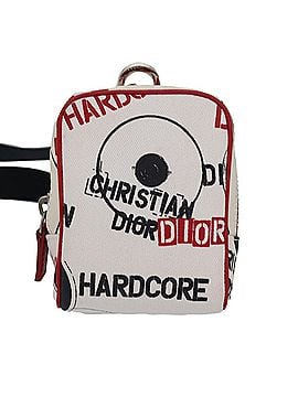 Dior Hardcore Multicolour Canvas Clutch Bag (view 1)