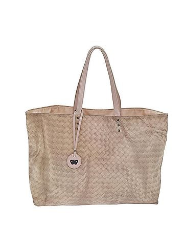 Bottega Veneta Intreccio Mirage Beige Synthetic Tote Bag (view 1)