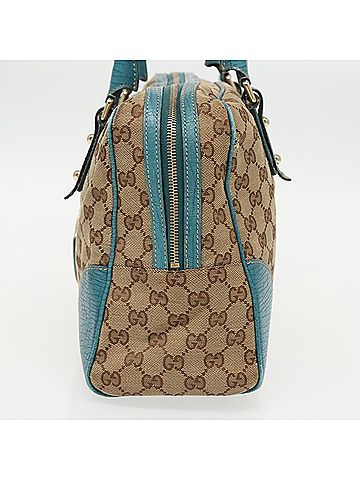 Gucci Horsebit Beige Canvas Tote Bag (view 2)