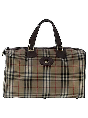 Burberry Nova Check Beige Canvas Travel Bag (view 1)