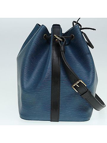 Louis Vuitton Petit Noé Blue Leather Shoulder Bag (view 2)