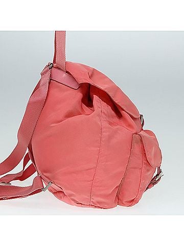 Prada Re-Nylon Pink Canvas Backpack Bag (view 2)