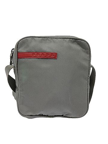 Prada Sports Grey Synthetic Shoulder Bag (view 1)