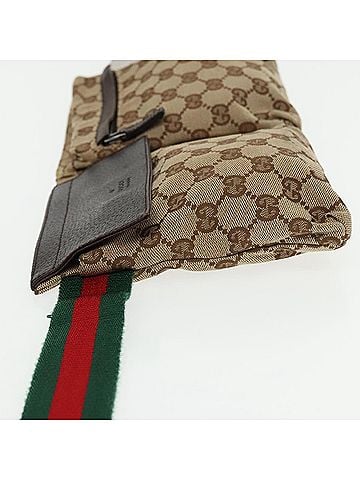 Gucci Ophidia Beige Canvas Clutch Bag (view 2)