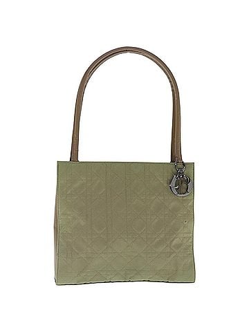 Dior Vintage Beige Synthetic Shoulder Bag (view 1)