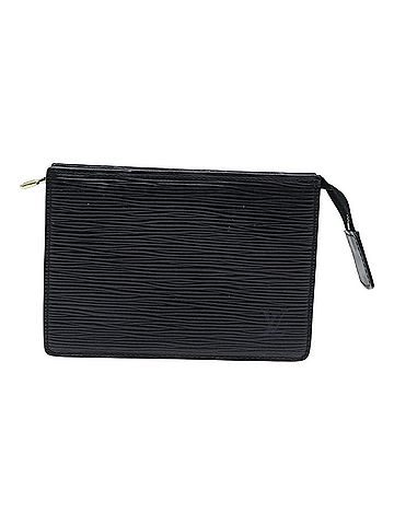 Louis Vuitton Poche Toilette 15 Black Leather Tote Bag (view 1)