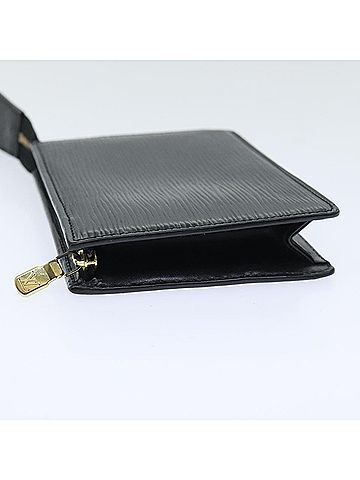 Louis Vuitton Poche Toilette 15 Black Leather Tote Bag (view 2)