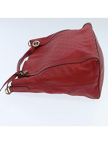 Gucci Miss Gg Red Leather Handbag (view 2)