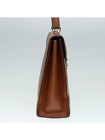 Gucci Lady Lock Brown Leather Handbag (view 2)