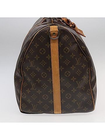 Louis Vuitton Keepall Bandoulière 60 Black Canvas Travel Bag (view 2)