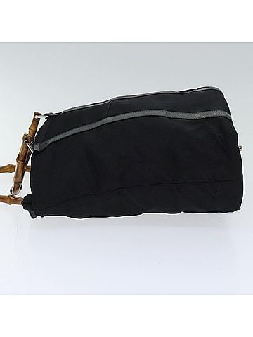 Gucci Bamboo Black Leather Handbag (view 2)