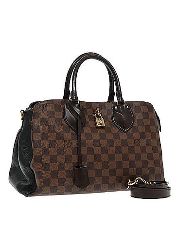 Louis Vuitton Normandy Brown Canvas Handbag (view 1)