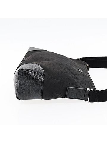 Gucci Black Canvas Shoulder Bag (view 2)