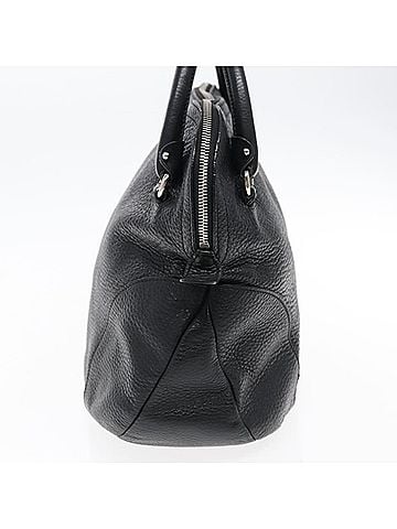 Salvatore Ferragamo Gancini Black Leather Handbag (view 2)