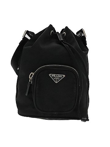 Prada Re-Nylon Black Synthetic Handbag (view 1)