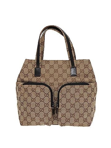 Gucci Envelope Pouch Beige Canvas Handbag (view 1)
