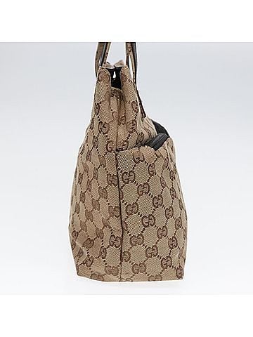 Gucci Envelope Pouch Beige Canvas Handbag (view 2)