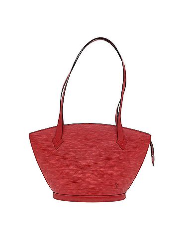 Louis Vuitton Saint Jacques Red Leather Shoulder Bag (view 1)