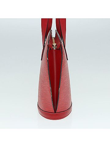 Louis Vuitton Saint Jacques Red Leather Shoulder Bag (view 2)