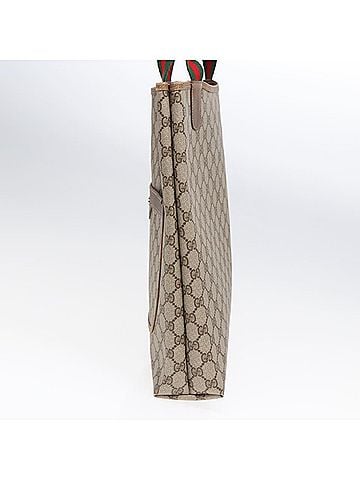 Gucci Sherry Beige Canvas Tote Bag (view 2)