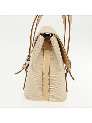 Burberry Nova Check Beige Canvas Handbag (view 2)