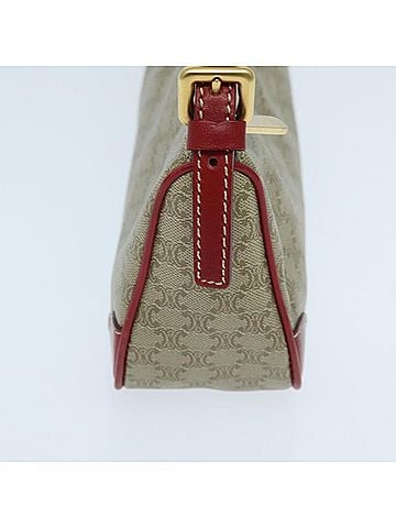 Céline Macadam Beige Canvas Clutch Bag (view 2)