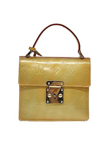 Louis Vuitton Spring Street Grey Patent Leather Handbag (view 1)