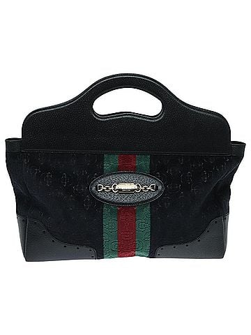 Gucci Ophidia Black Synthetic Handbag (view 1)