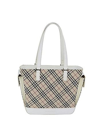 Burberry Nova Check Beige Canvas Tote Bag (view 1)