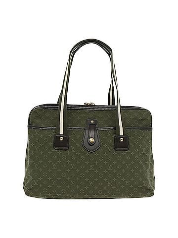 Louis Vuitton Mary Kate Khaki Canvas Shopper Bag (view 1)