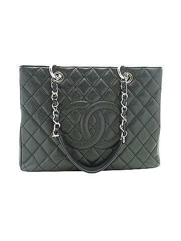 Chanel Grand Shopping Black Leather Tote Bag (view 1)