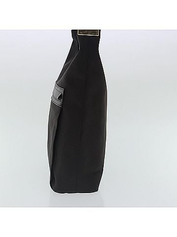 Salvatore Ferragamo Black Canvas Shoulder Bag (view 2)