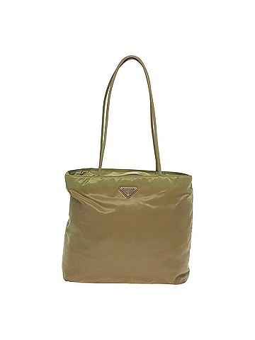 Prada Tessuto Green Synthetic Tote Bag (view 1)