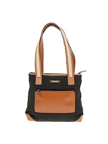 Gucci Khaki Canvas Tote Bag (view 1)