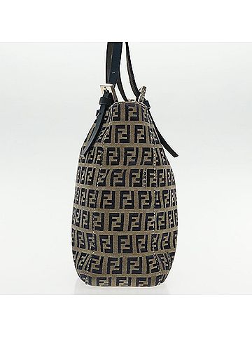 Fendi Navy Canvas Tote Bag (view 2)