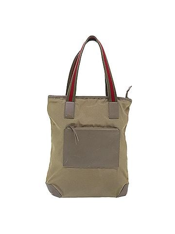 Gucci Sherry Beige Canvas Tote Bag (view 1)