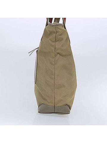 Gucci Sherry Beige Canvas Tote Bag (view 2)
