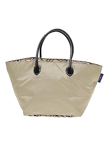 Burberry Nova Check Beige Canvas Tote Bag (view 1)