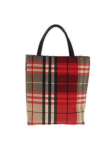 Burberry Nova Check Multicolour Canvas Tote Bag (view 1)